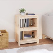 821699 vidaXL Библиотека, 50x35x68 см, борово дърво масив