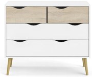 Бял скрин , 99 x 82 cm Oslo - Tvilum