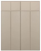 Кремав модулен гардероб от борова дървесина 200x250 cm Daily – vtwonen