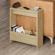 Странична масичка Simpi от меламин в сапфирен дъб 55x20x60см.