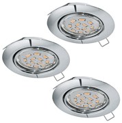 Eglo 94407 - Комплект 3x LED Осветление за окачен таван PENETO 3xGU10-LED/5W/230V