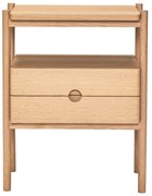 Нощно шкафче от декор от дъб в естествен цвят Appeal – Hübsch