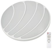 LED Димируем плафон SHELL WHITE LED/40W/230V + д.у.