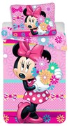 Единично памучно детско спално бельо 140x200 cm Minnie – Jerry Fabrics
