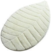 Кремав килим за баня 60x100 cm Jungle Leaf – Foutastic
