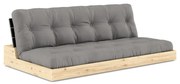Сив разтегателен диван 196 cm Base – Karup Design