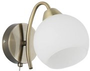 Аплик NESTOR 1xE27/40W/230V месинг