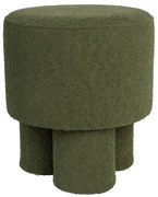 Зелена табуретка от букле Marcos – White Label