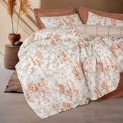 Комплект калъфи за завивка Lamina 4 части Двойно 200x220 канела цвят