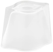 Резервно стъкло за полилей E14 9,5x12 см бял