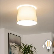 Brilagi - LED плафонен полилей CERIA 1xE27/40W/230V Ø 30 см бежов
