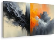 Картина на платно – Абстракция в огън и дим