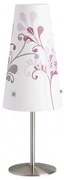 Brilliant - Настолна лампа ISI 1xE14/40W/230V бял/розов/лъскав хром
