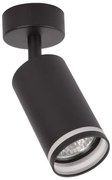 Точково осветително тяло PIPE 1xGU10/10W/230V черно