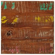 371130 vidaXL Плот за маса 60x60x3,8 см квадратен регенерирано дърво масив