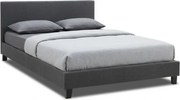 Тапицирано легло Flat TopMebel в антрацит 160x200cm