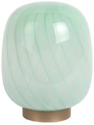 Светлозелена настолна лампа със стъклен абажур (височина 20 cm) Summer Globe – Leitmotiv