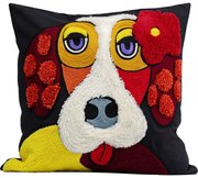 Арт.53117 Декоративна възглавница Make Up Dog 45x45cm