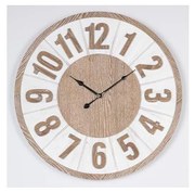 Стенен часовник 1xAA Ø 60 см бежов/бял