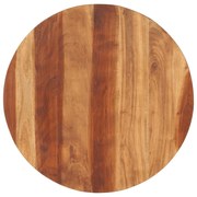 285970 vidaXL Плот за маса, акациево дърво масив, кръгъл, 15-16 мм, 70 cм