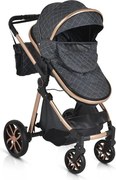 Комбинирана детска количка Alma MONI - черна