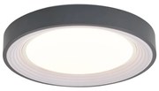 Модерна таванна лампа сива с бяло 38 см вкл. LED димируема RGB - Kanton