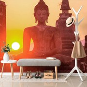 Фототапет – Статуя на Буда сред камъни
