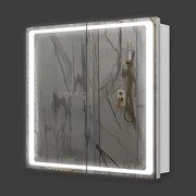 Шкаф Огледало за баня LED осветление и отопление LM Phantom Shine 700×700мм