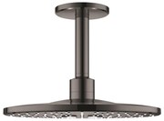 Ceiling Душ глава с рамо Grohe Rain Душ Smart Active-Anthracite Glossy