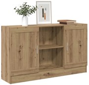 856163 vidaXL Сайдборд, дъб артизан, 120x30,5x70 см, инженерно дърво