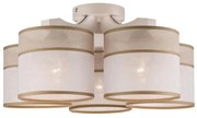Плафониера ANDREA 5xE27/60W/230V бук, приспособена за таван