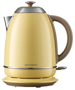 Електрическа кана BUYDEEM K640, 2400W, 1.7 л, Защита от кипене на сухо, Без BPA, LED, Жълт