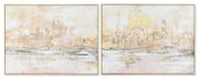 Картина DKD Home Decor New York (80 x 3,5 x 60 cm) (2 броя)