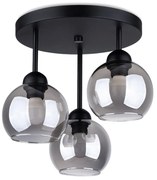 Черна лампа за таван ø 15 cm Grande - Nice Lamps