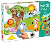 Goula - Дървен пъзел с форми, Сафари