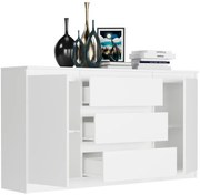 Просторен скрин R-140-S3 - различни цветови варианти Бял