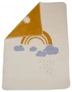 David Fussenegger - Бебешко одеяло от органичен памук Maja Дъга