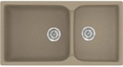 Мивка Sanitec 307-Granite Taupe