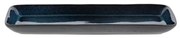 Поднос за сервиране керамична тава 14x38 cm Gastro Dark Blue/Black – Bitz
