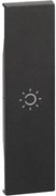 BTICINO Лицев панел за ключ със символ "лампа" 1 мод. цвят Черен Living Now  - KG01A