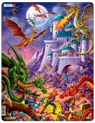 Larsen - Пъзел:  Детски – "Дракони" – 50 части, голям