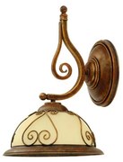 Kemar VE/K - Стенна лампа VERDA 1xE27/60W бронз