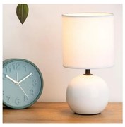 Atmosphera - Настолна лампа TIMÉO 1xE14/60W/230V блестящо бял