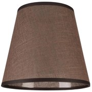 Резервен абажур за стенна лампа LORENZO E27, пр. 16 см, кафяв