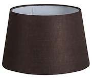 Ленен абажур кафяв 25/16