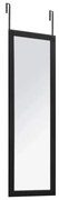 5five - Висящо огледало за врата CLASSIQUE 110 x 36 см, черно