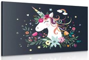 Картина на платно – Сладък еднорог