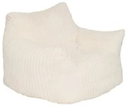 Фотьойл XL atmosphera Muzi, Кадифе, Бял