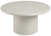 Кремава кръгла масичка за кафе ø 80 cm Nagano – House Nordic