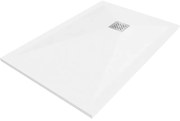 Mexen Stone+ композитен правоъгълен душ корито 90 x 80 cm, бял - 44108090
